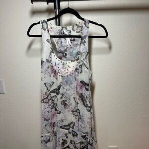 LIPSY Vintage Floral Butterfly Print Women's Top